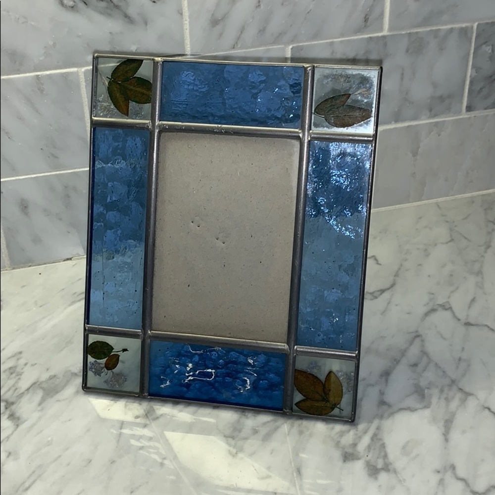 4x6 glass and metal photo frame
